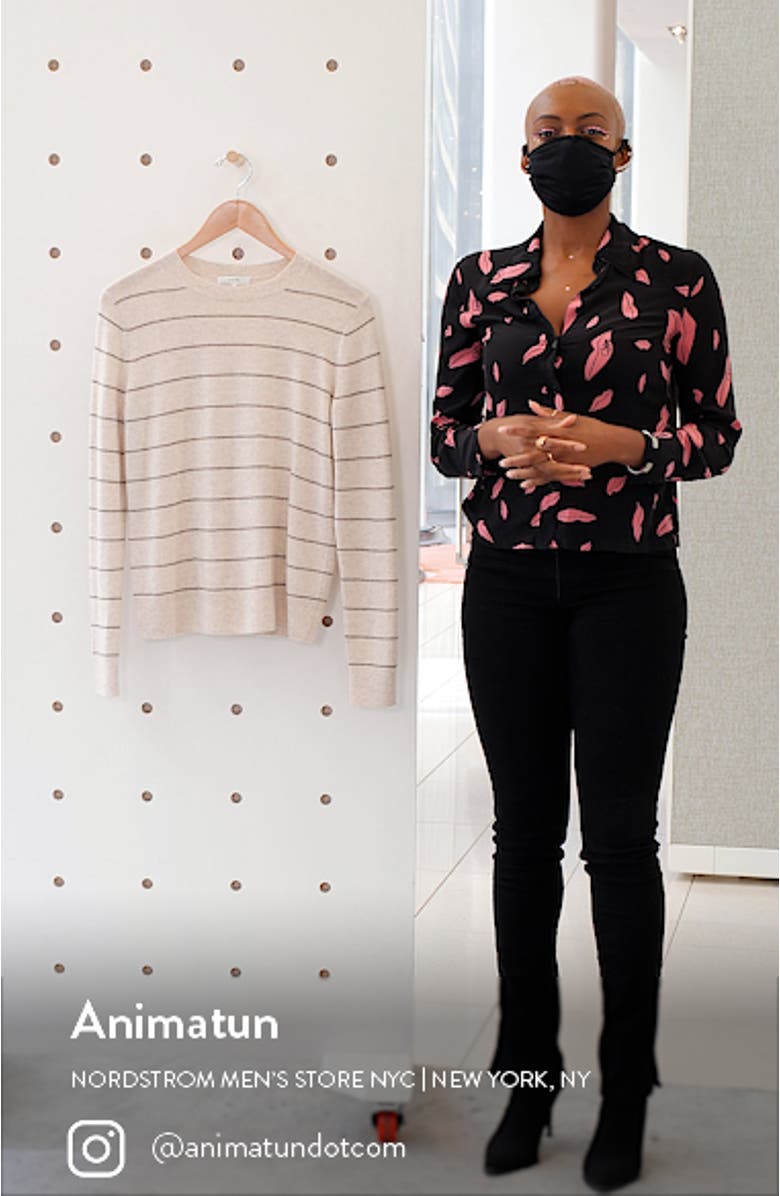 Stripe Wool & Cashmere Sweater, sales video thumbnail