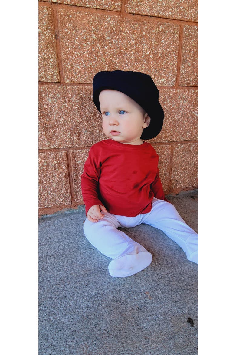 Unisex UPF 50+ 100% Cotton Twill Wharf-Style Bucket Hat, Alternate, color, Black w/ White Stitch