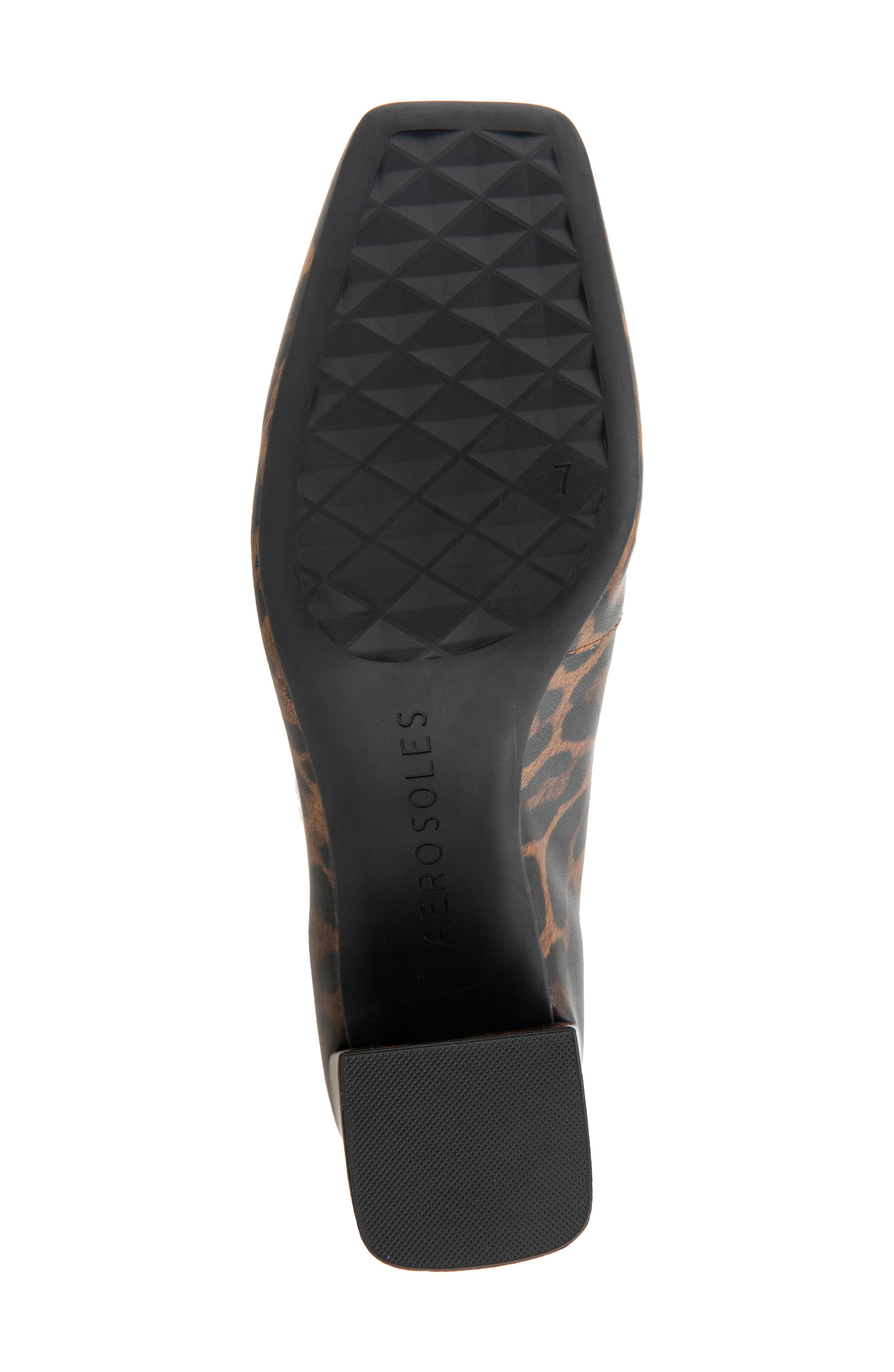 Aerosoles Izell Square Toe Pump, Alternate, color, Leopard Print Faux Leather