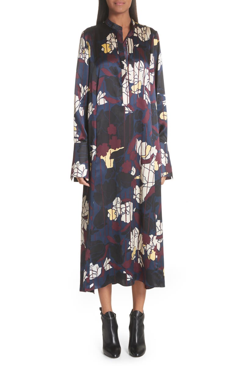Roksanda Anwyn Floral Silk Dress, Main, color,