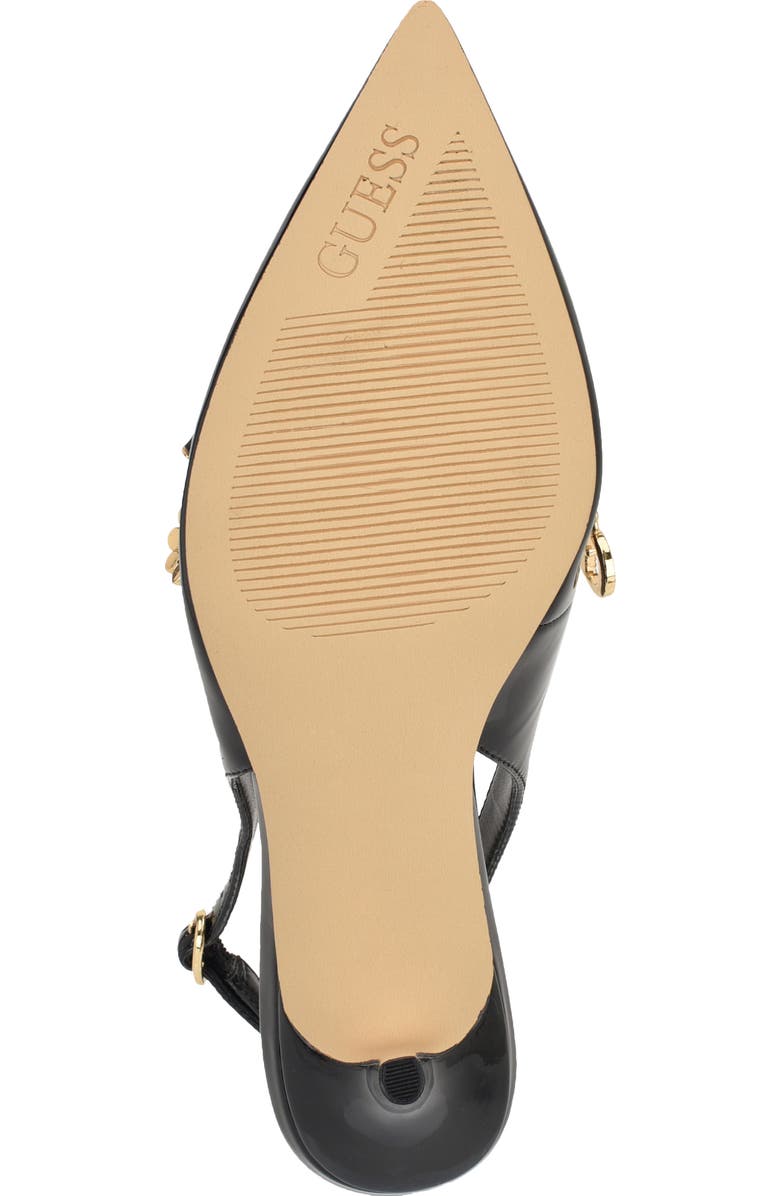 GUESS Naska Slingback Pointed Toe Pump, Alternate, color,