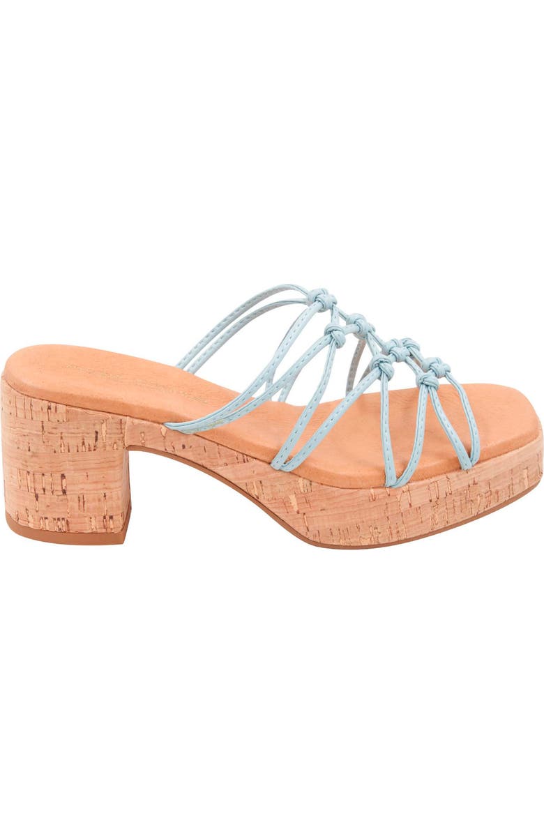 André Assous Camryn Platform Slide Sandal, Alternate, color, Ice Blue