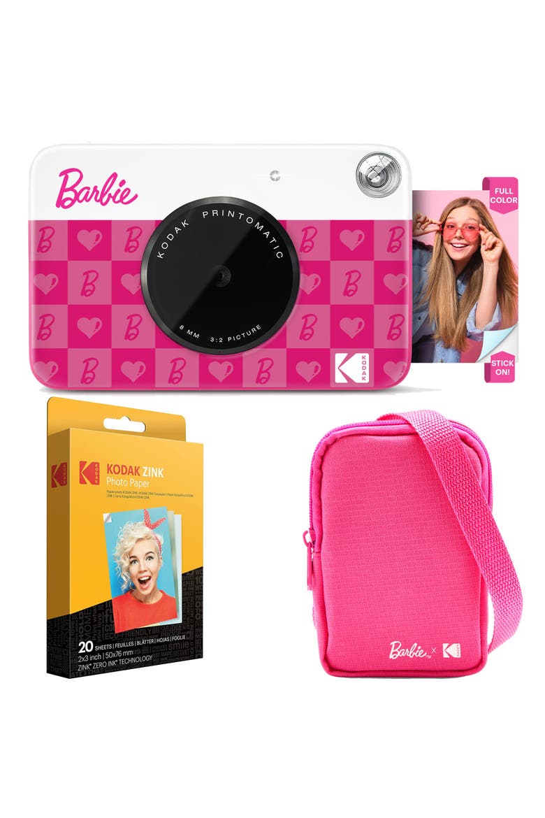 x Barbie Instant Camera w/ Style Case, Main, color, White