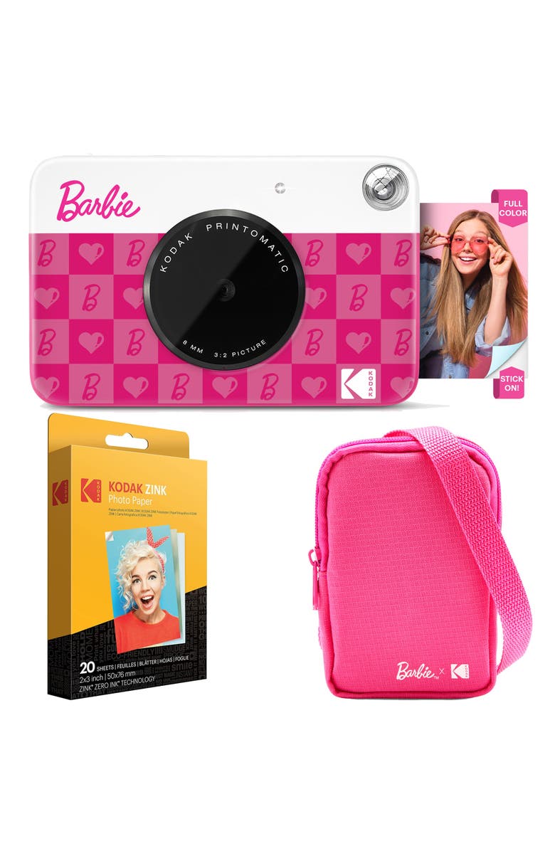 Kodak x Barbie Instant Camera w/ Style Case, Main, color, White