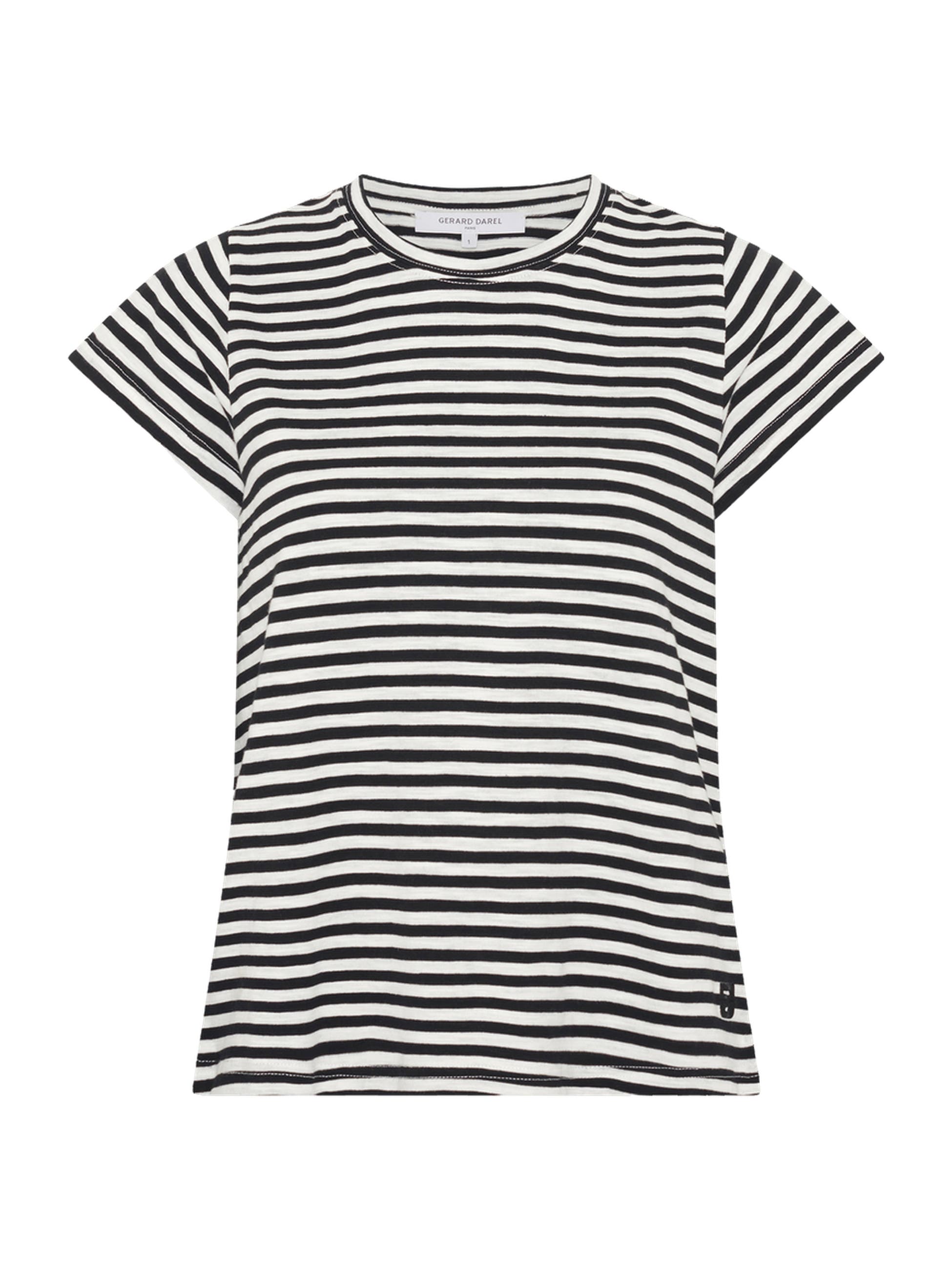 Mayane Striped Crew Neck T-Shirt - image 2