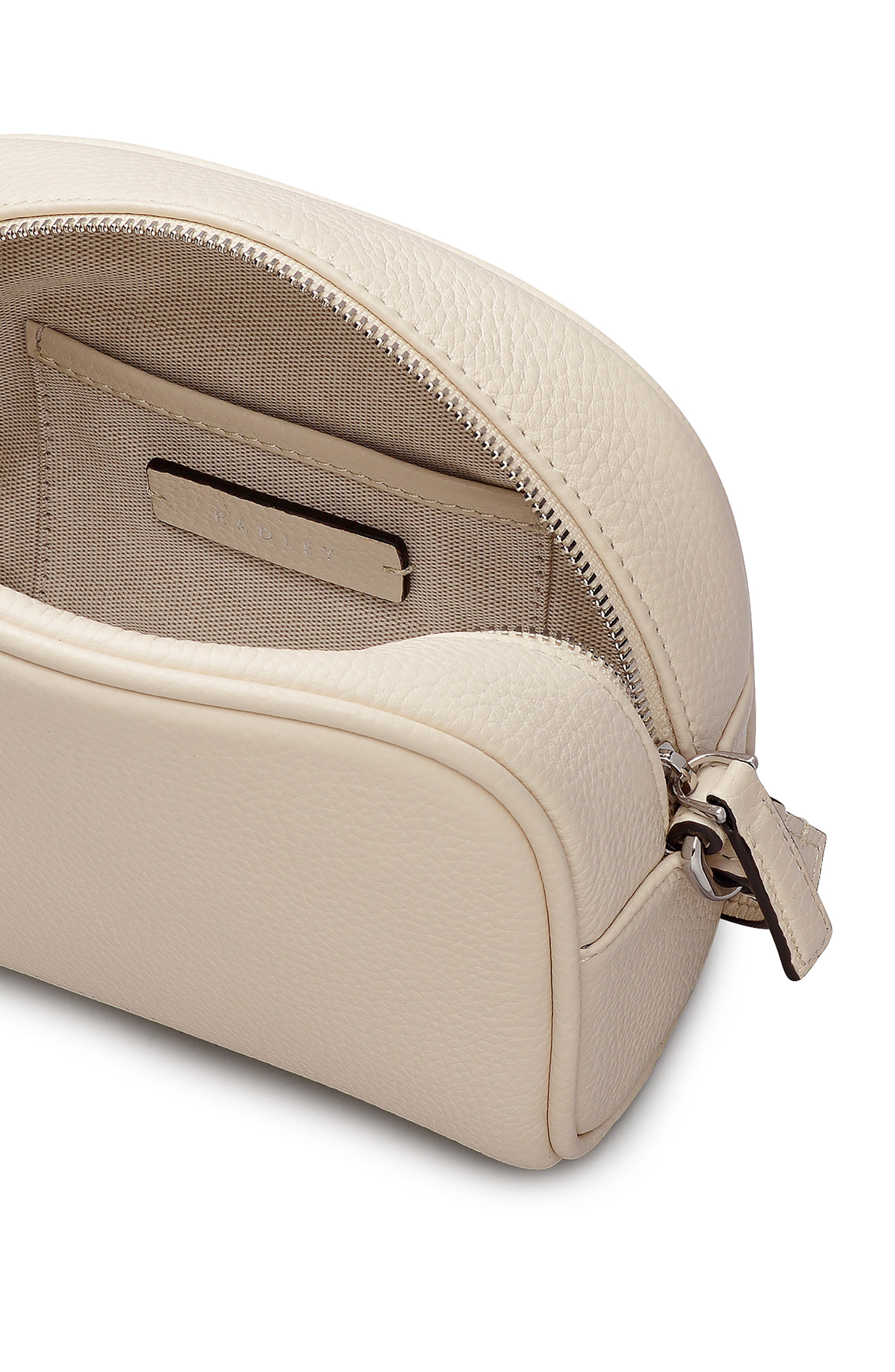 The Daily Small Leather Zip Around Crossbody Bag, Alternate, color, SALT