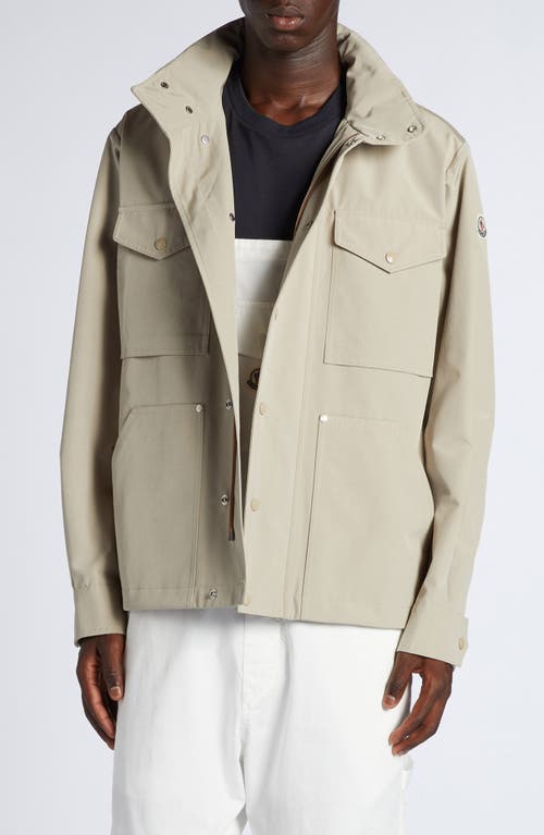 Moncler Noues Field Jacket Beige In Sponge
