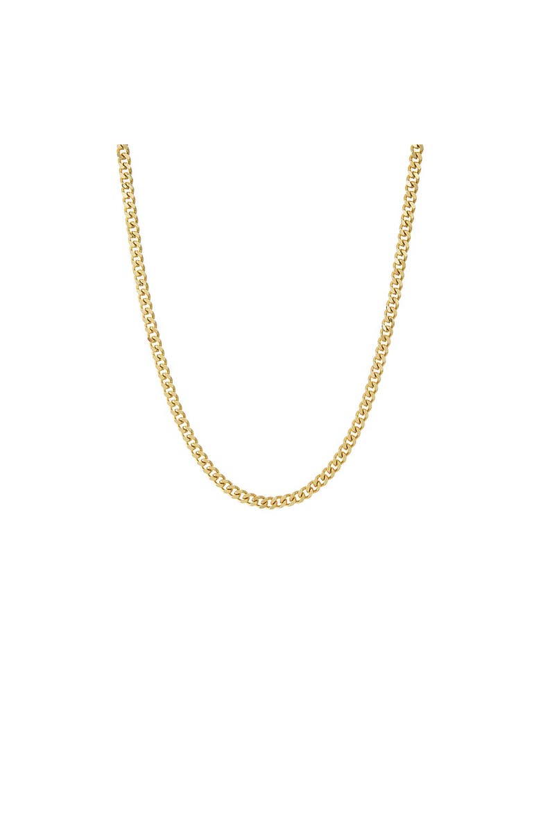 BY ADINA EDEN Chunky Cuban Chain Necklace, Main, color, Gold - 22 Inch
