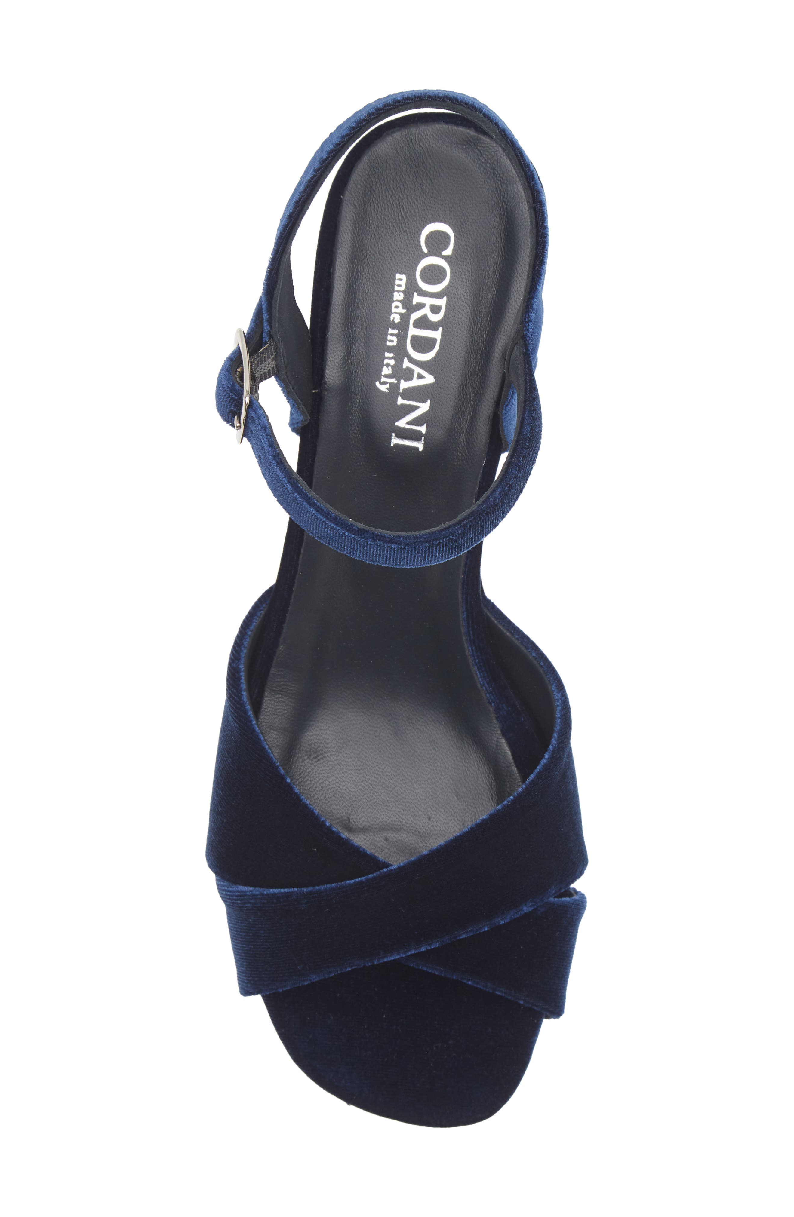 Ilaria Block Heel Sandal, Alternate, color, VELLUTO BLUE