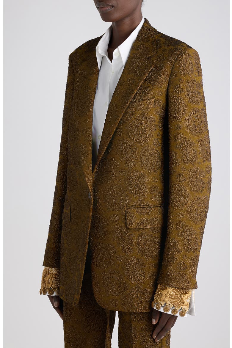 Blanchet D Jacquard Jacket, Alternate, color, KHAKI