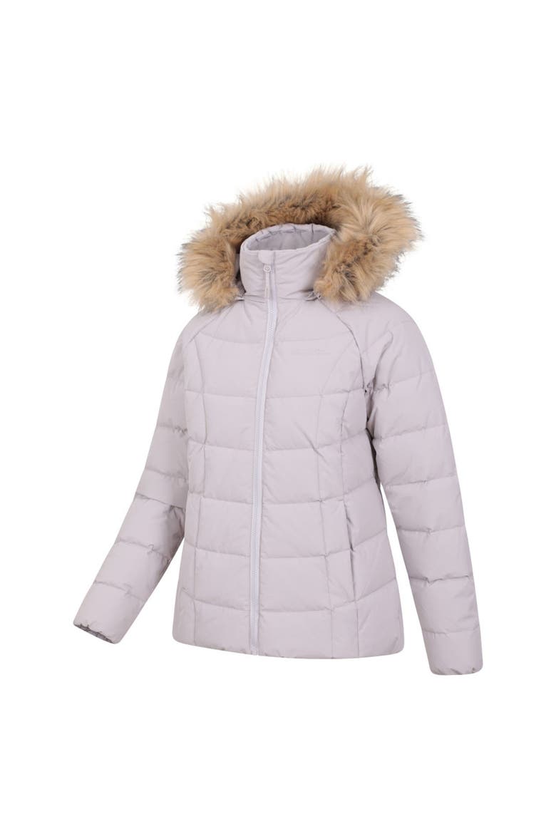 Isla Extreme Short Down Jacket, Alternate, color, Light Beige