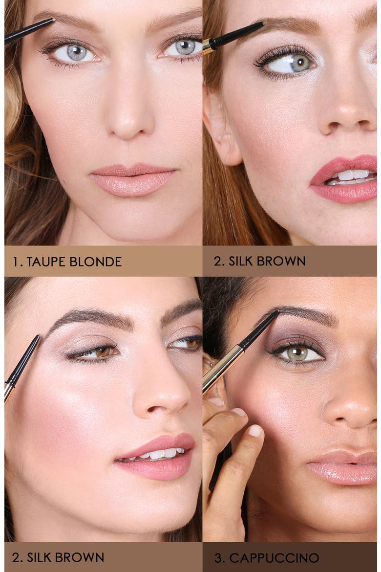 All Day Micro Brow Pencil & Highlighter Crayon - Cappuccino, Alternate, color, NO COLOR