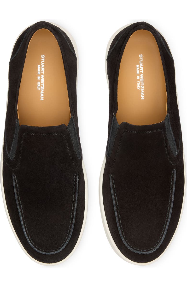Stuart Weitzman Dwight Loafer, Alternate, color, Black