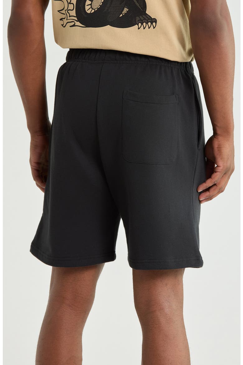 x Ali Essentials Fleece Shorts, Alternate, color, RVCA BLACK