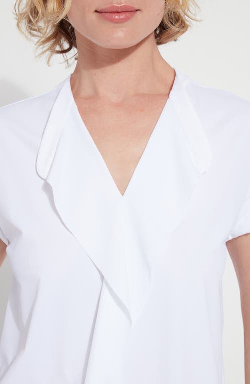 Lyssé Lysse Alessia Ruffle Top In White