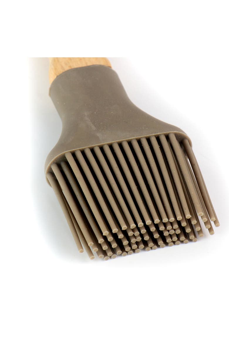 Silicone Basting Brush, Alternate, color, Warm Grey