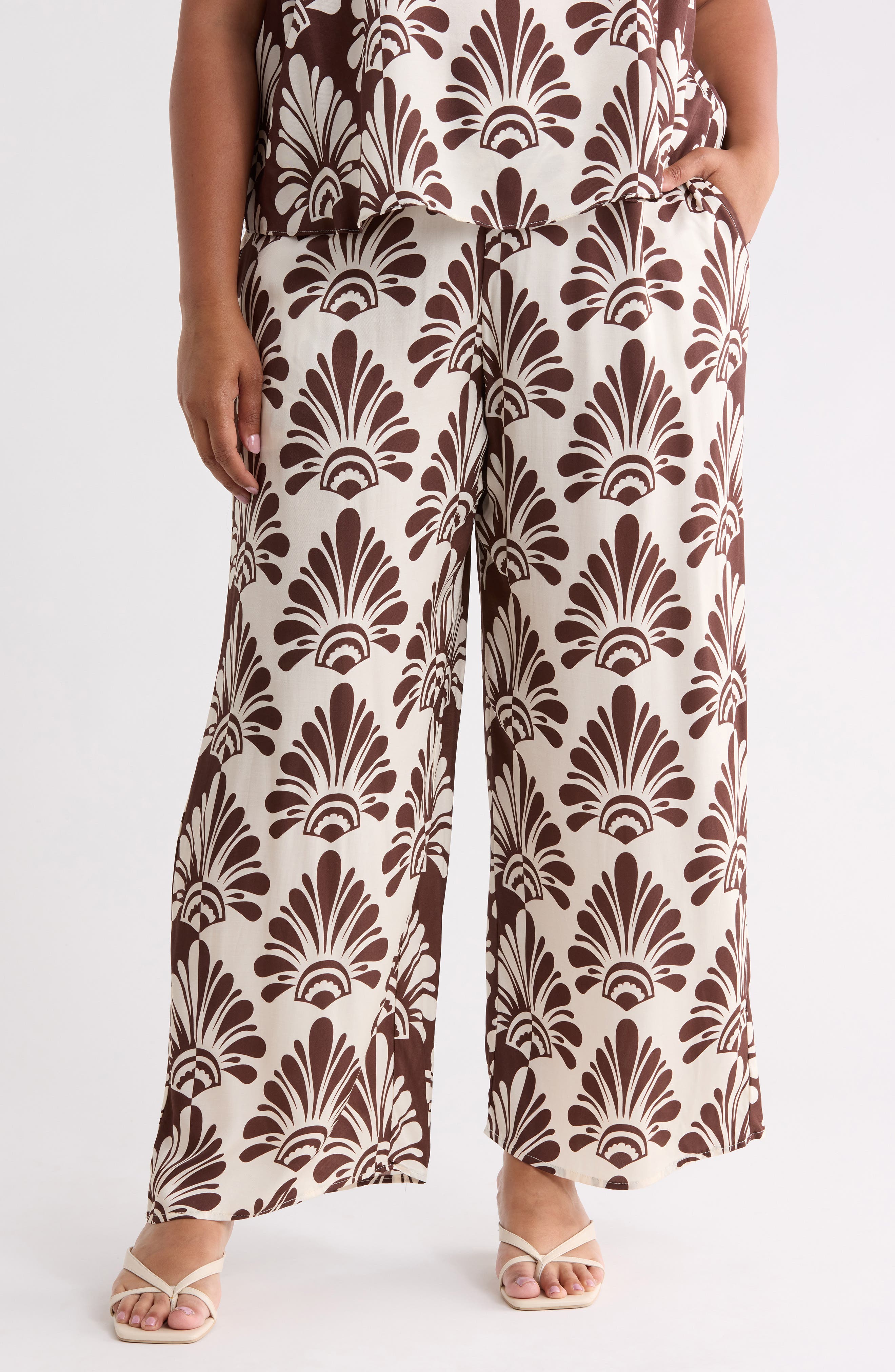 T Tahari Print Pants