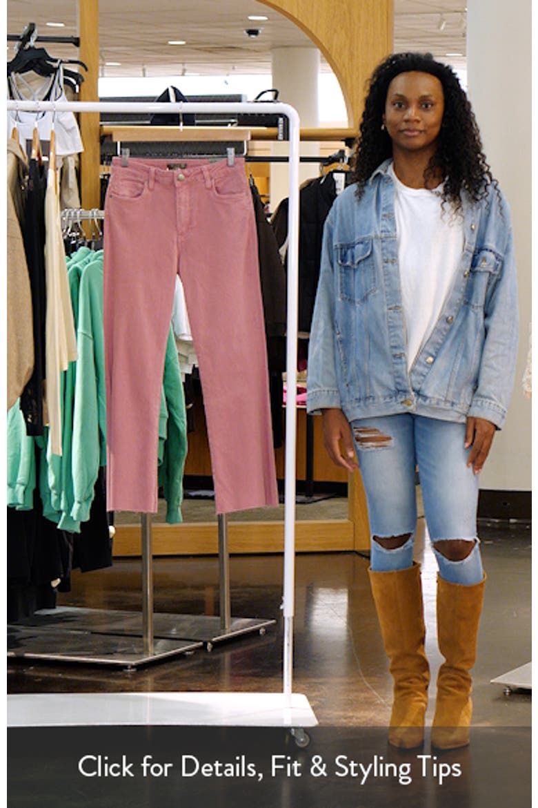 Kelsey Raw Hem Ankle Flare Jeans video