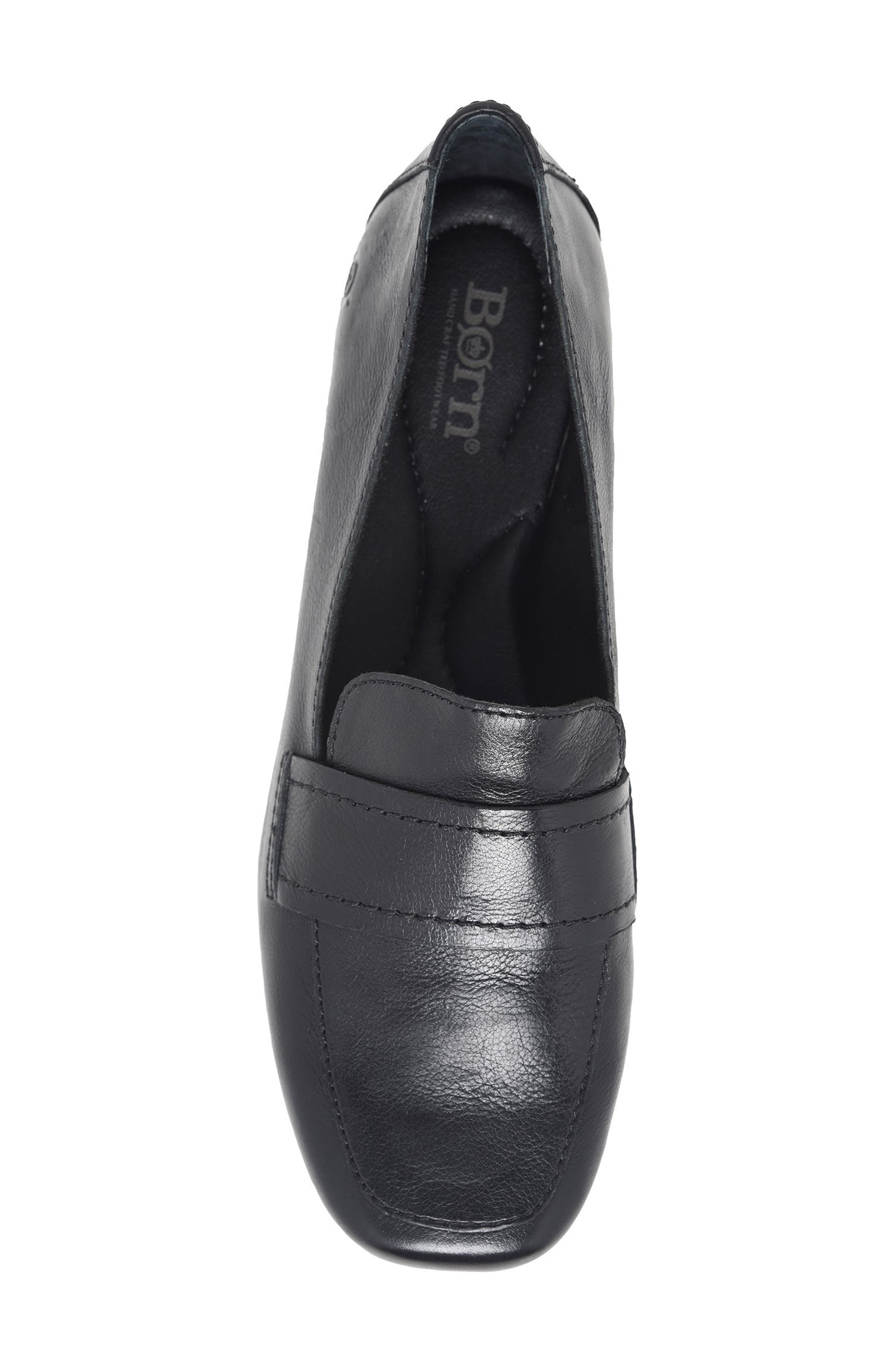 Børn Branca Loafer, Alternate, color, Black Leather