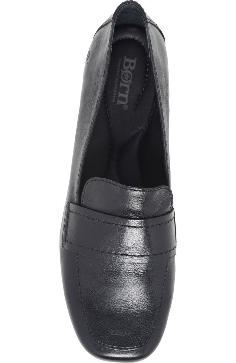 Børn Branca Loafer, Alternate, color, Black Leather
