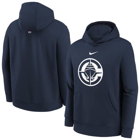 Youth Nike Navy LA Clippers 2025/26 Club Fleece Hoodie