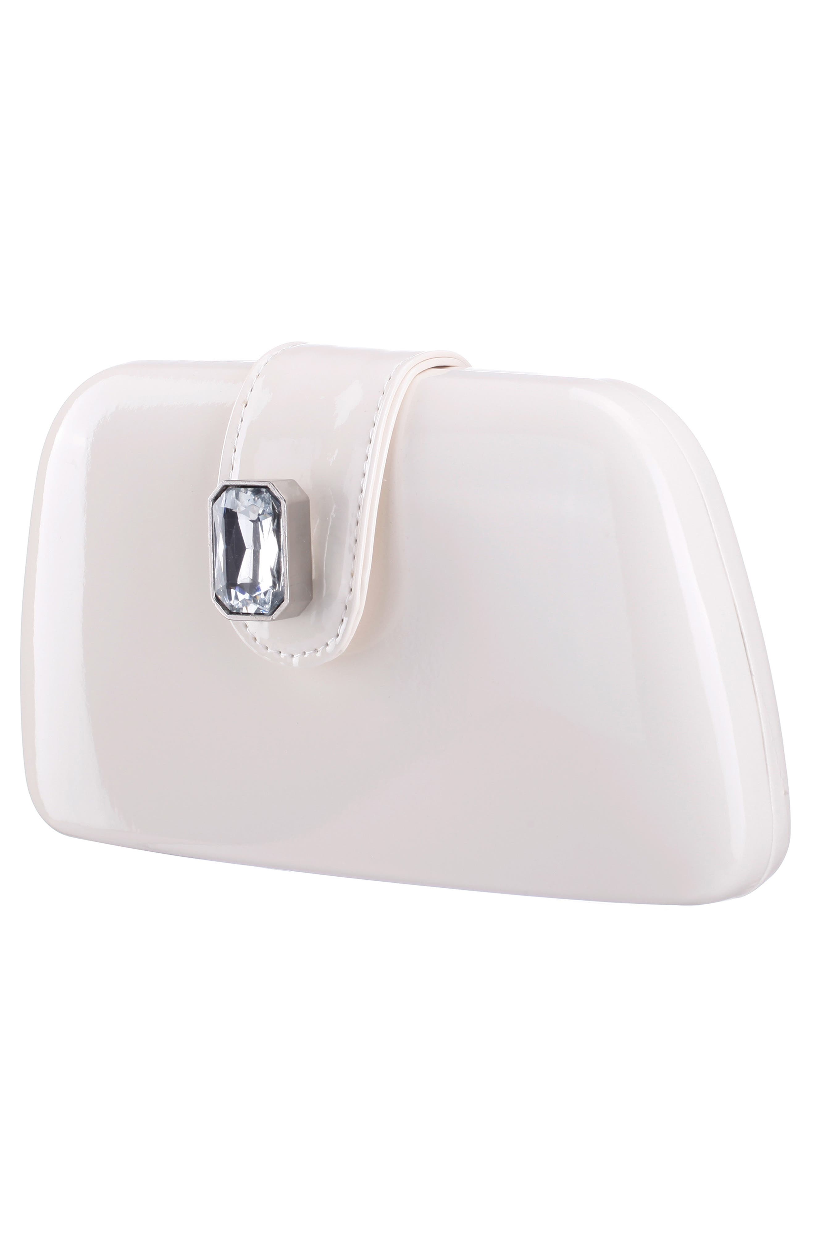Danni Clutch, Alternate, color, ECRU