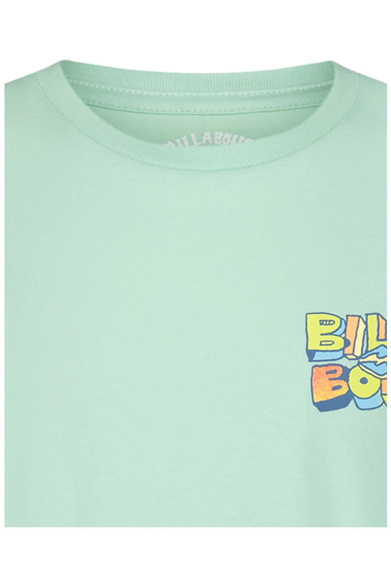 Kids' Wonky Cotton Graphic T-Shirt, Alternate, color, DUSTY GREEN