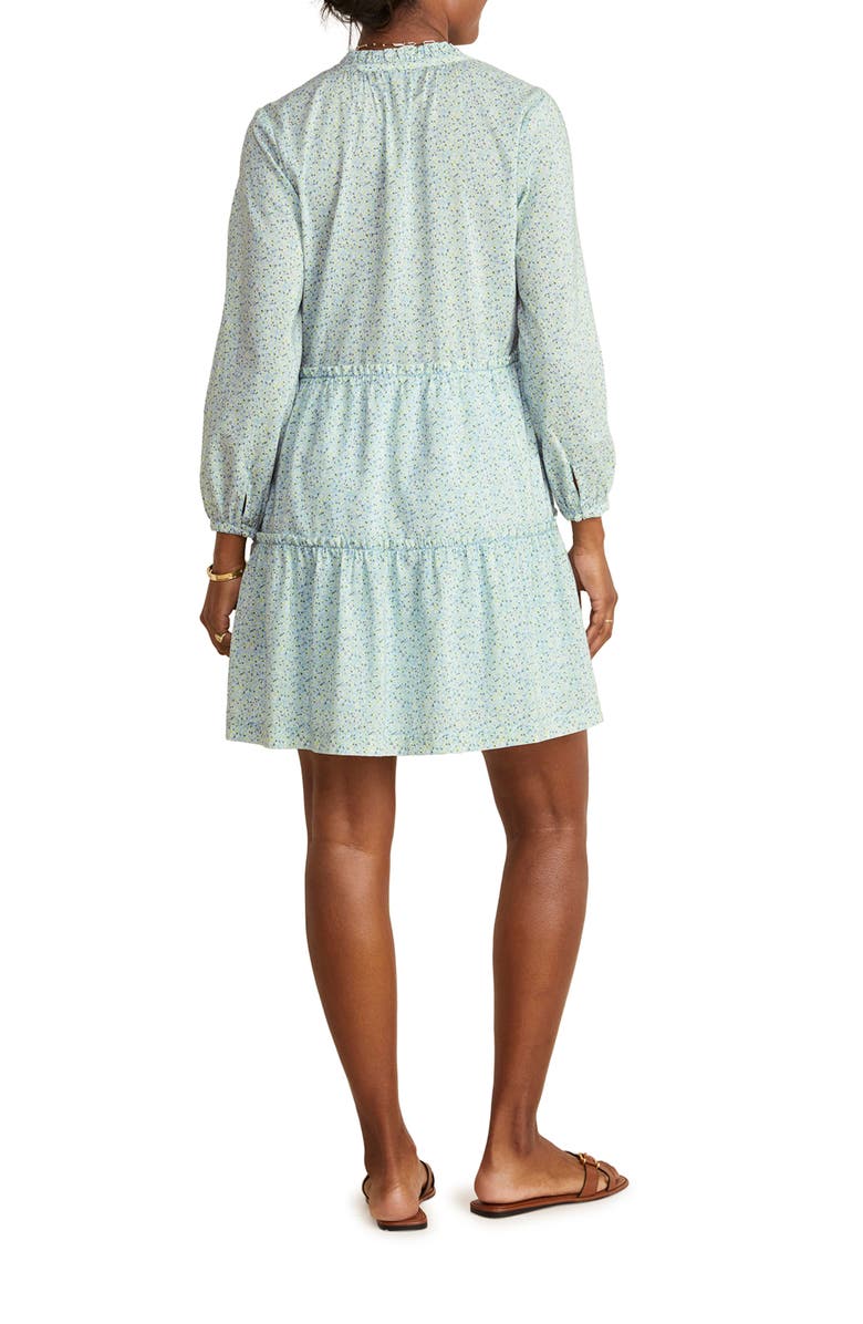 vineyard vines Print Long Sleeve Tiered Dress, Alternate, color,