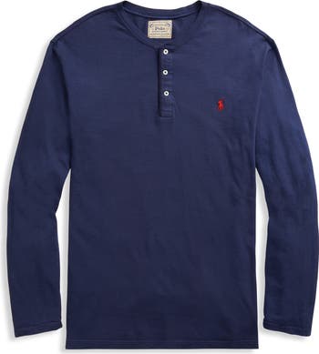 Ralph Lauren ヘンリーネック ロンT Men's Slub Jersey Slub Jersey Henley Shirt | Ralph Lauren