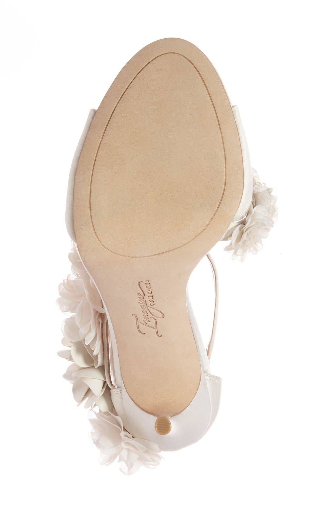 Imagine by Vince Camuto 'Daphne' Floral Ankle Strap Sandal, Alternate, color, 