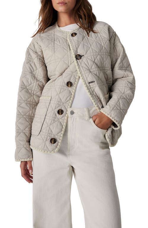 Mint Velvet Reversible Quilted Jacket In Gray