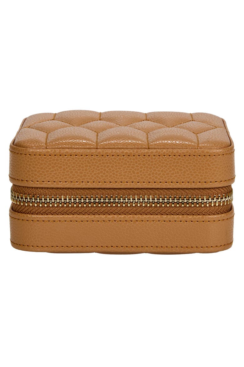 Lauren Zip Travel Case, Main, color, Caramel
