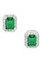 Emerald- Platinum Plated