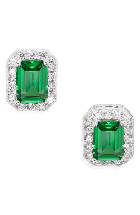 Cubic Zirconia Stud Earrings