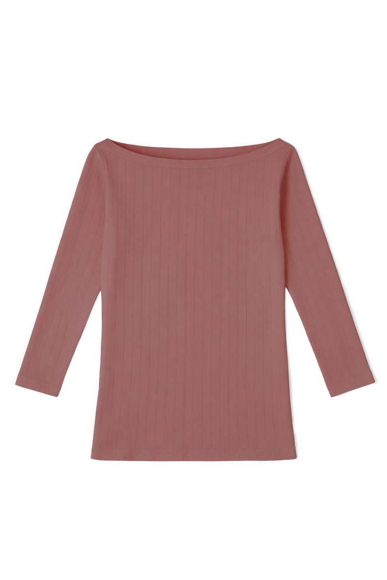 Florence Boatneck Top, Main, color, Petal