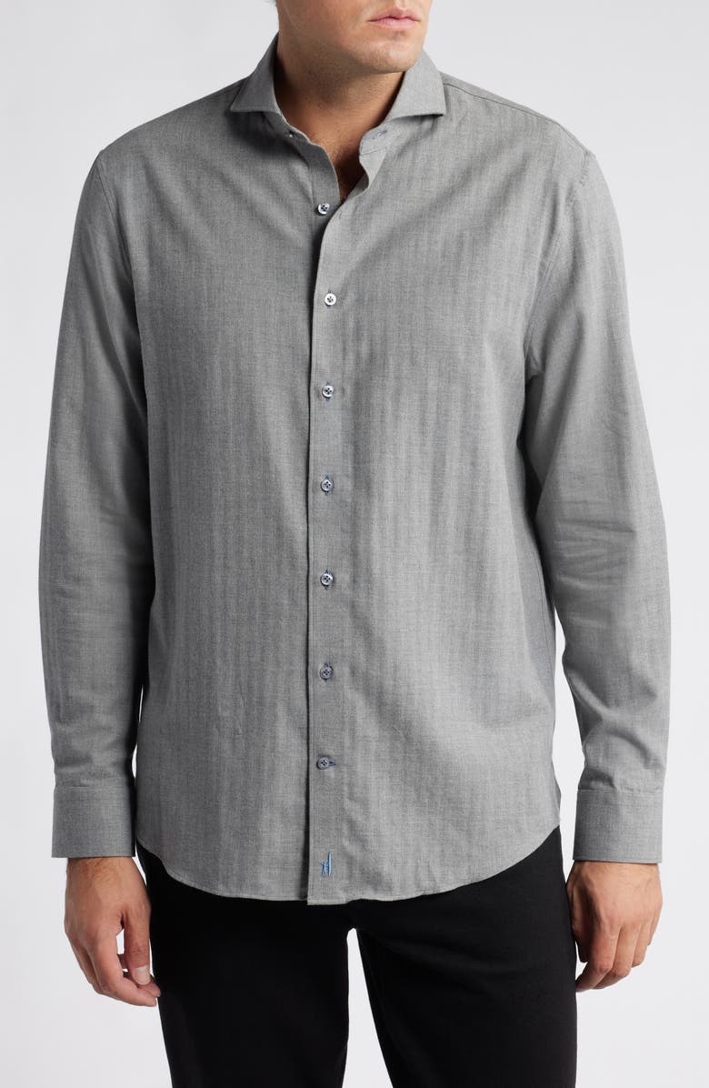 johnnie-O Crenshaw Cotton Button-Up Shirt, Main, color,