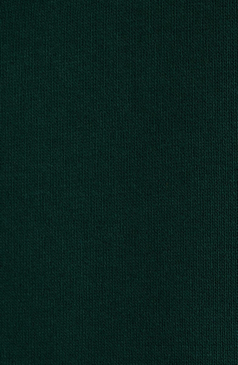 rag & bone Vintage Terry Polo Sweatshirt, Alternate, color, Forest