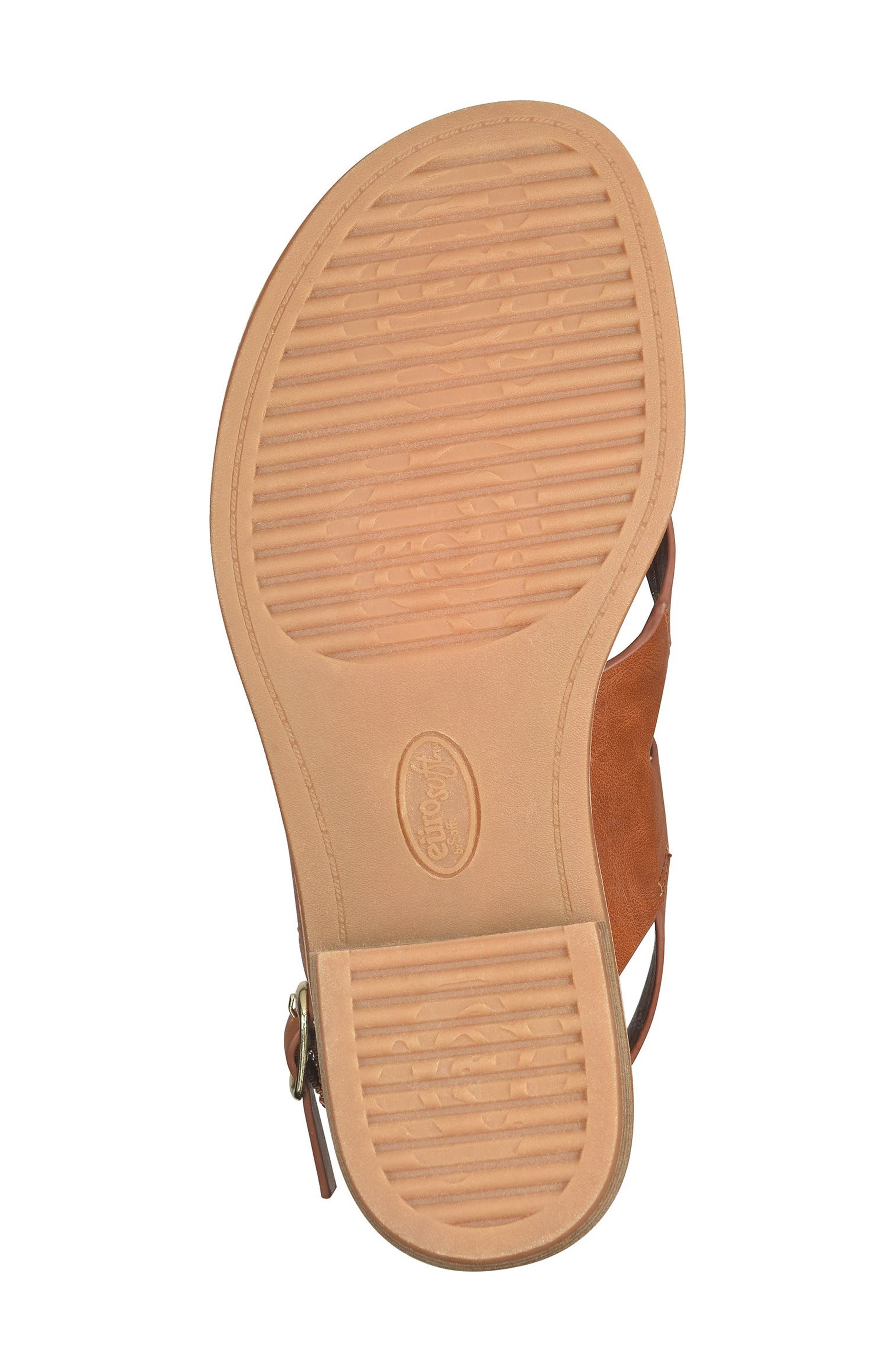 Nessie Toe Loop Slingback Sandal, Alternate, color, COGNAC