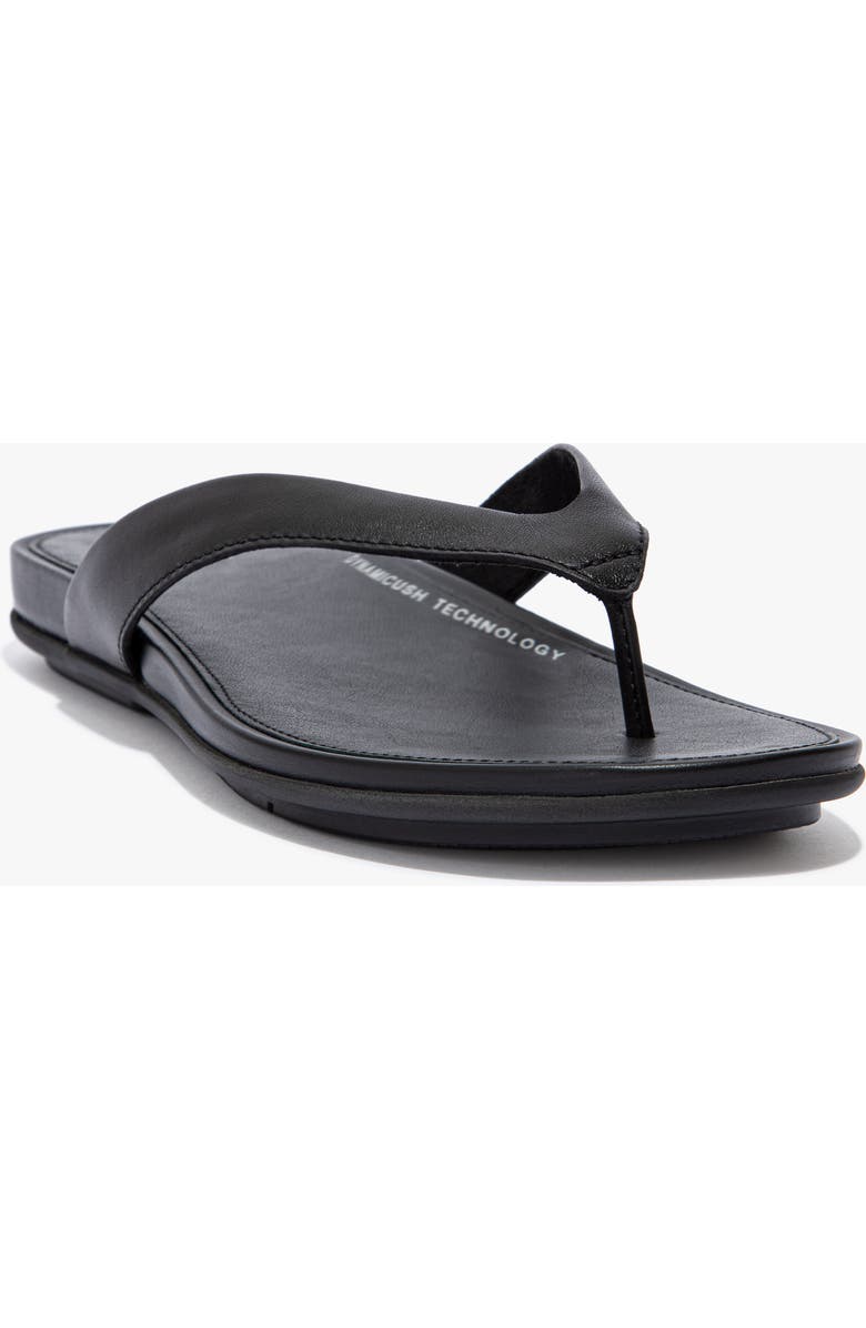 FitFlop Gracie Leather Flip-Flops, Main, color,