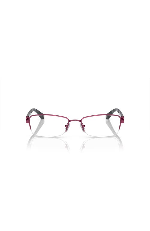 Vogue Eyewear 51mm Rectangle Optical Glasses In Red