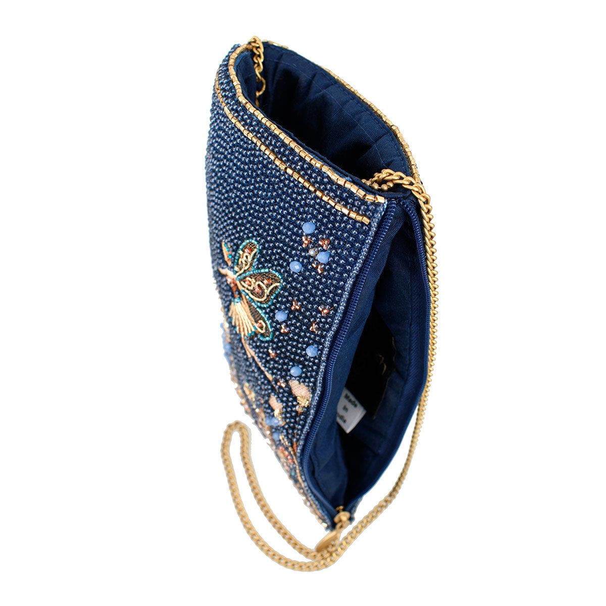 Mary Frances Accessories Fairy Dust Crossbody Phone Bag, Alternate, color, Blue