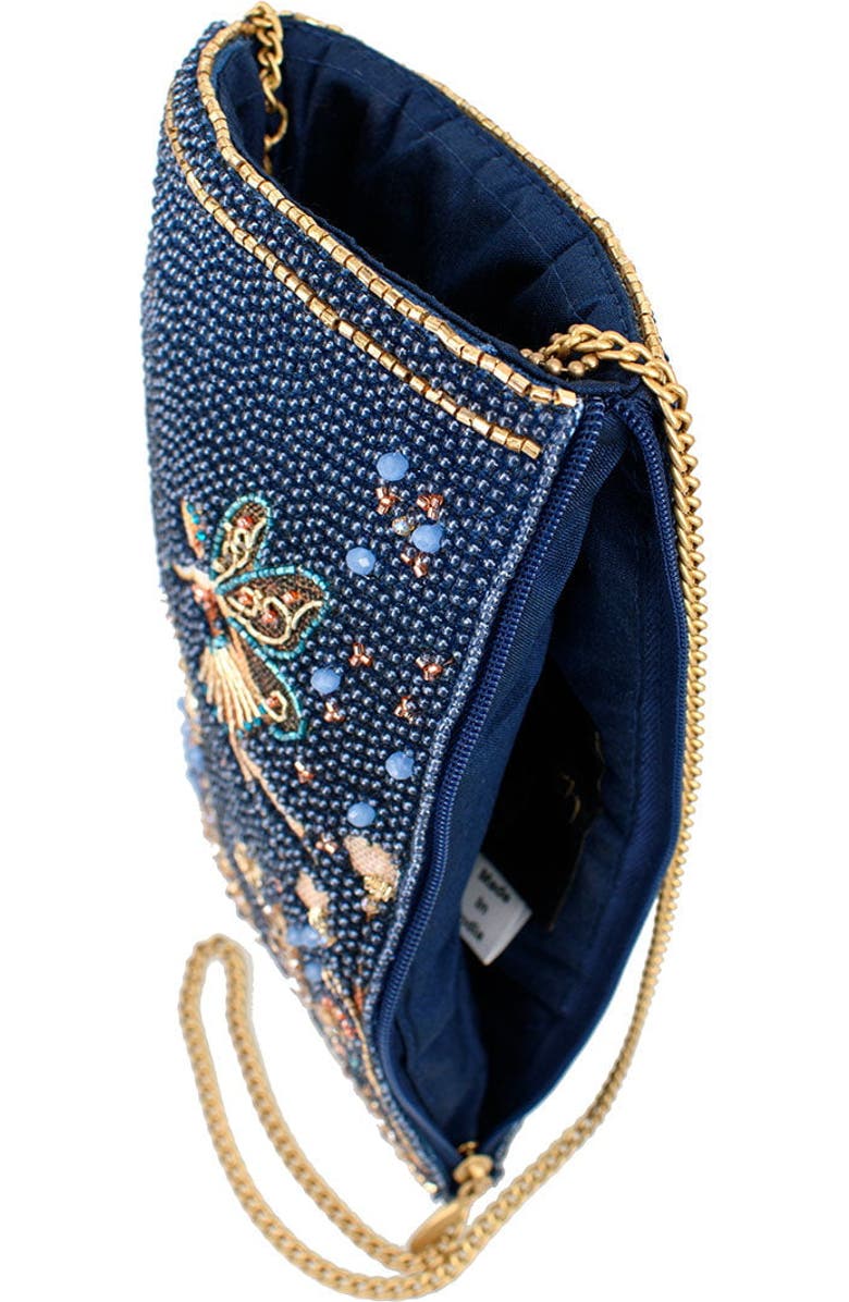 Mary Frances Accessories Fairy Dust Crossbody Phone Bag, Alternate, color, Blue