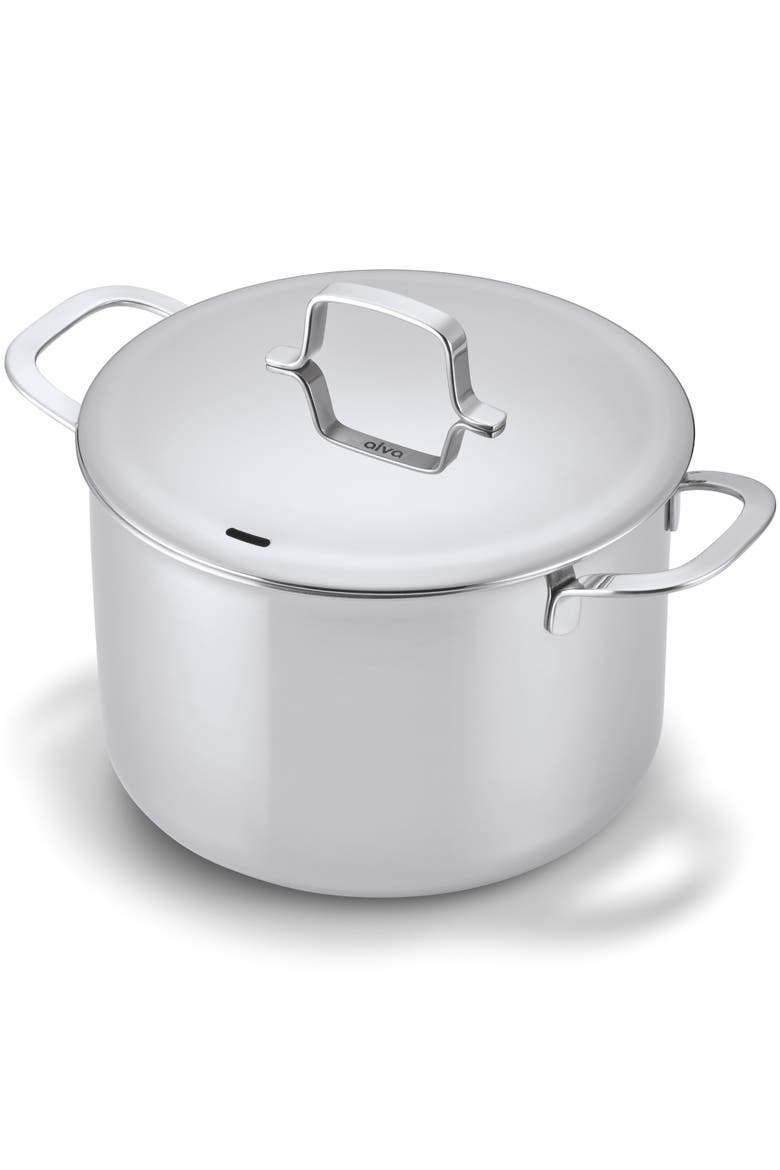 Maestro 7-Quart 5-Ply Stainless Steel Stock Pot with Lid, Main, color, Stainless Steel
