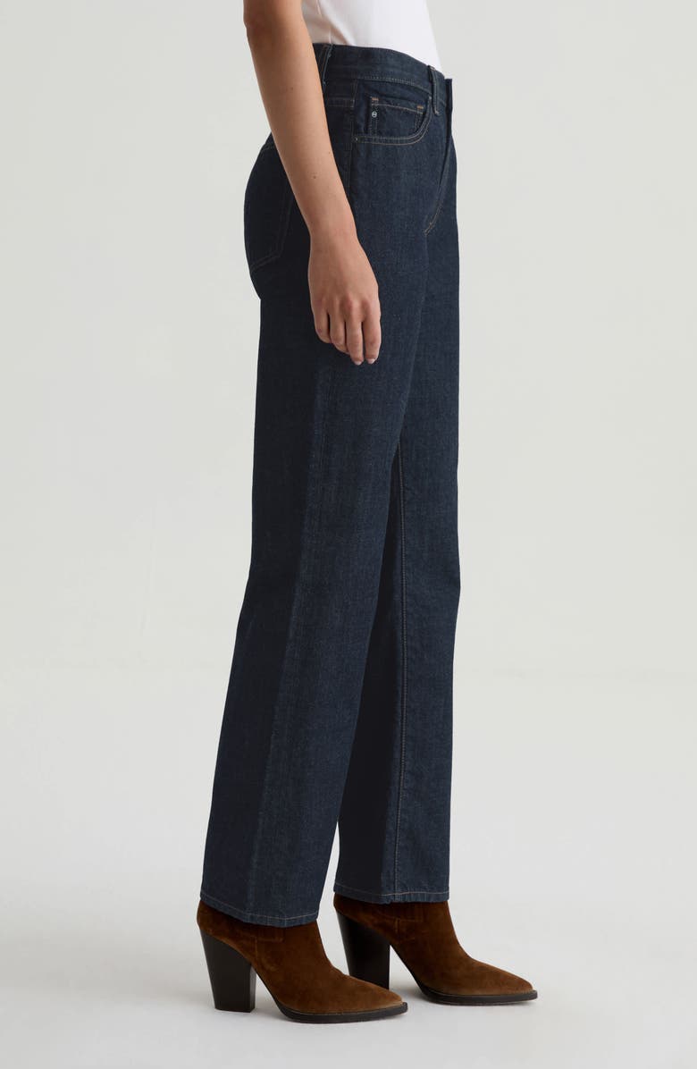 AG Brinley Mid Rise Straight Leg Jeans, Alternate, color, Moonrise