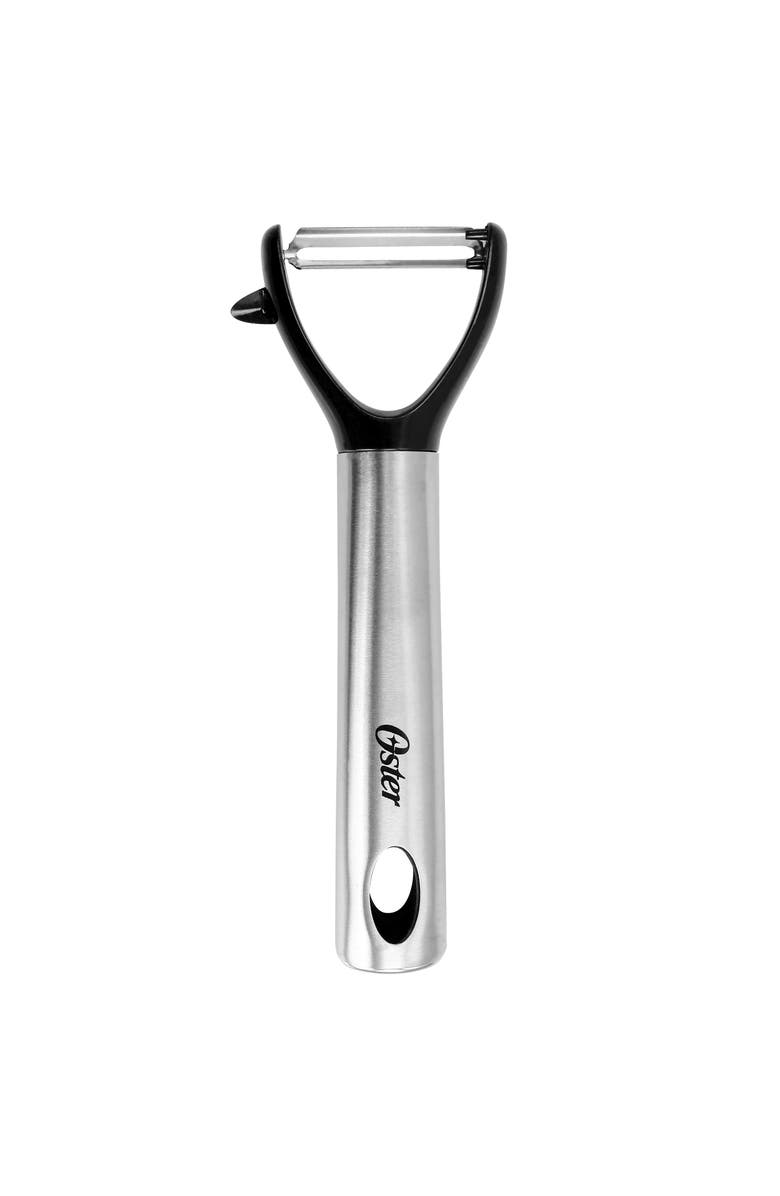 OSTER Baldwyn Kitchen Peeler with Stainless Steel Handle, Main, color, Black