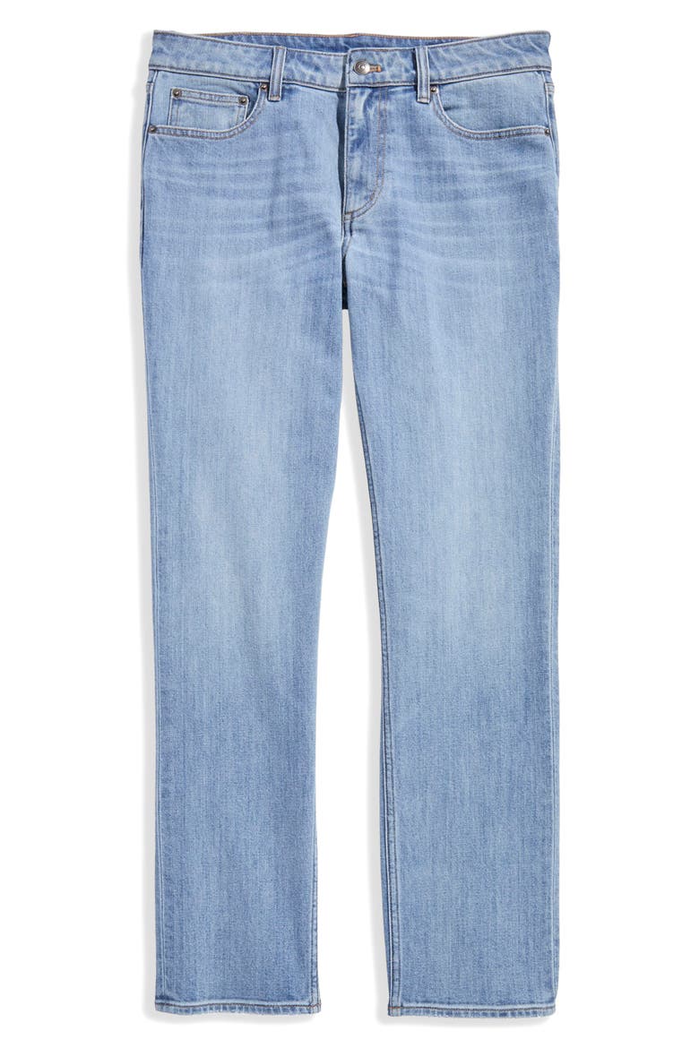 Slim Straight Jeans, Main, color, VINTAGE WASH