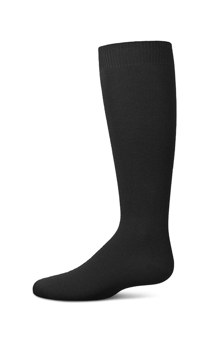 MeMoi Soft  Knee High Sock Multiple Solid Colors, Main, color, Black
