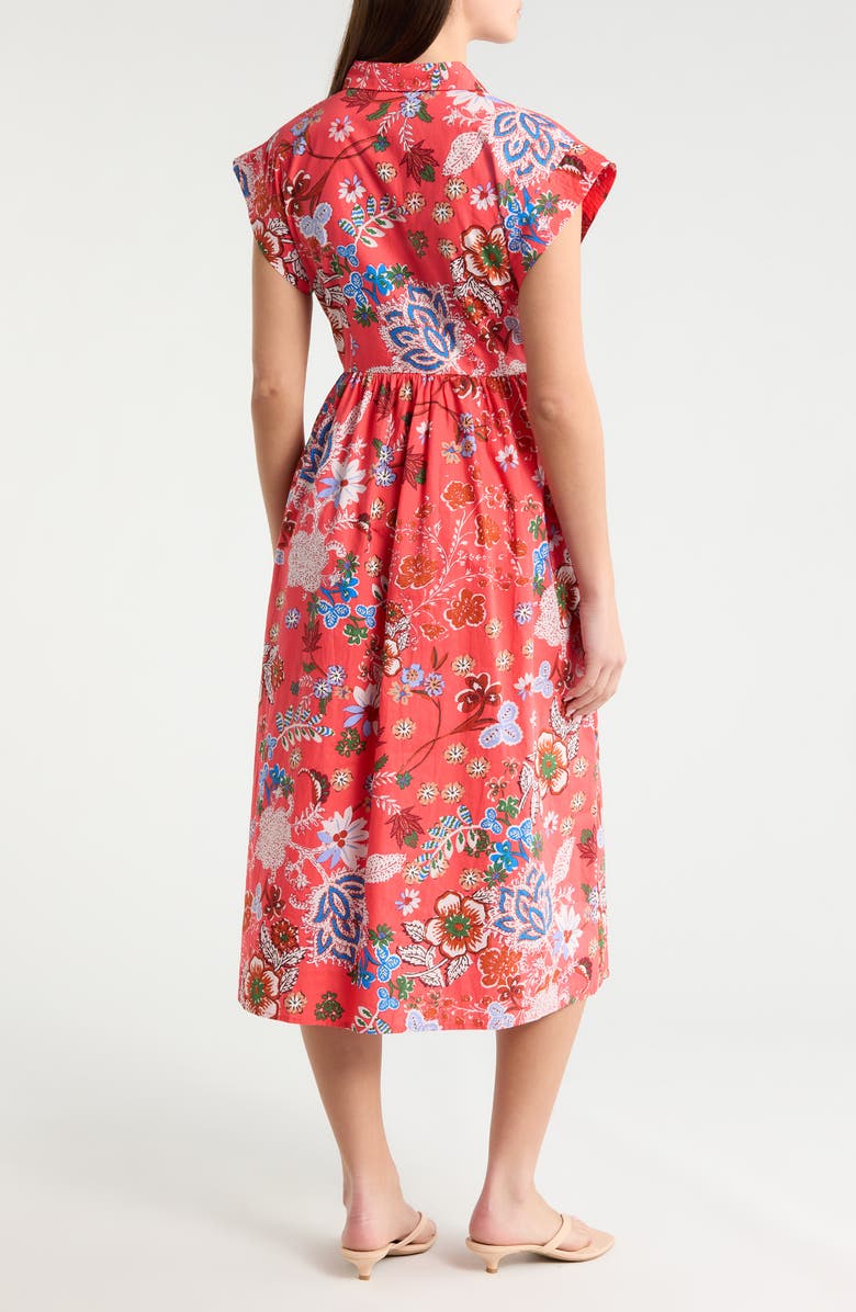 SUGARLIPS Oreanna Floral Grenola Shirtdress, Alternate, color,