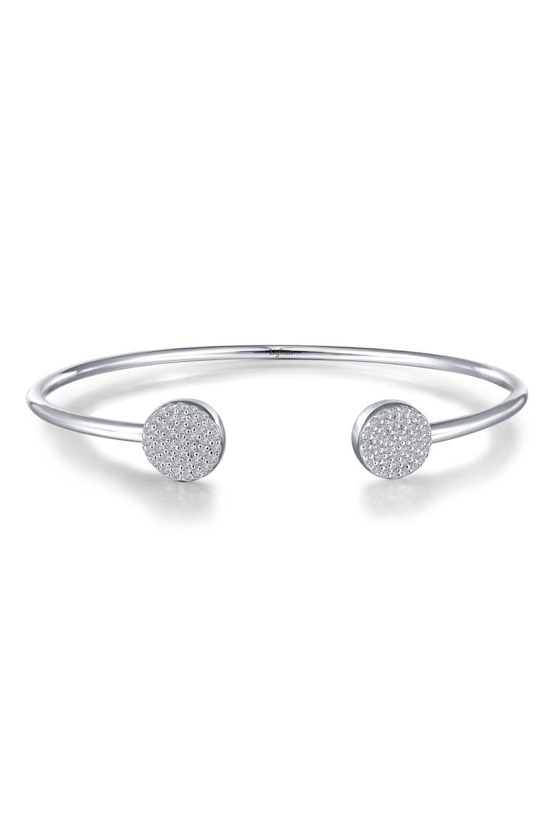 Lassaire Simulated Diamond Cuff, Main, color, GOLD/ LEMON QUARTZ