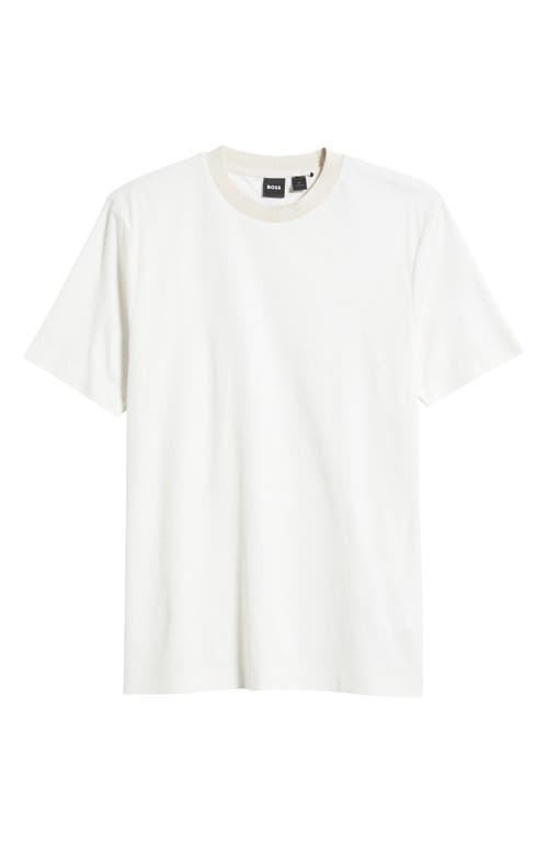 Hugo Boss Boss Thompson Cotton T-shirt In White